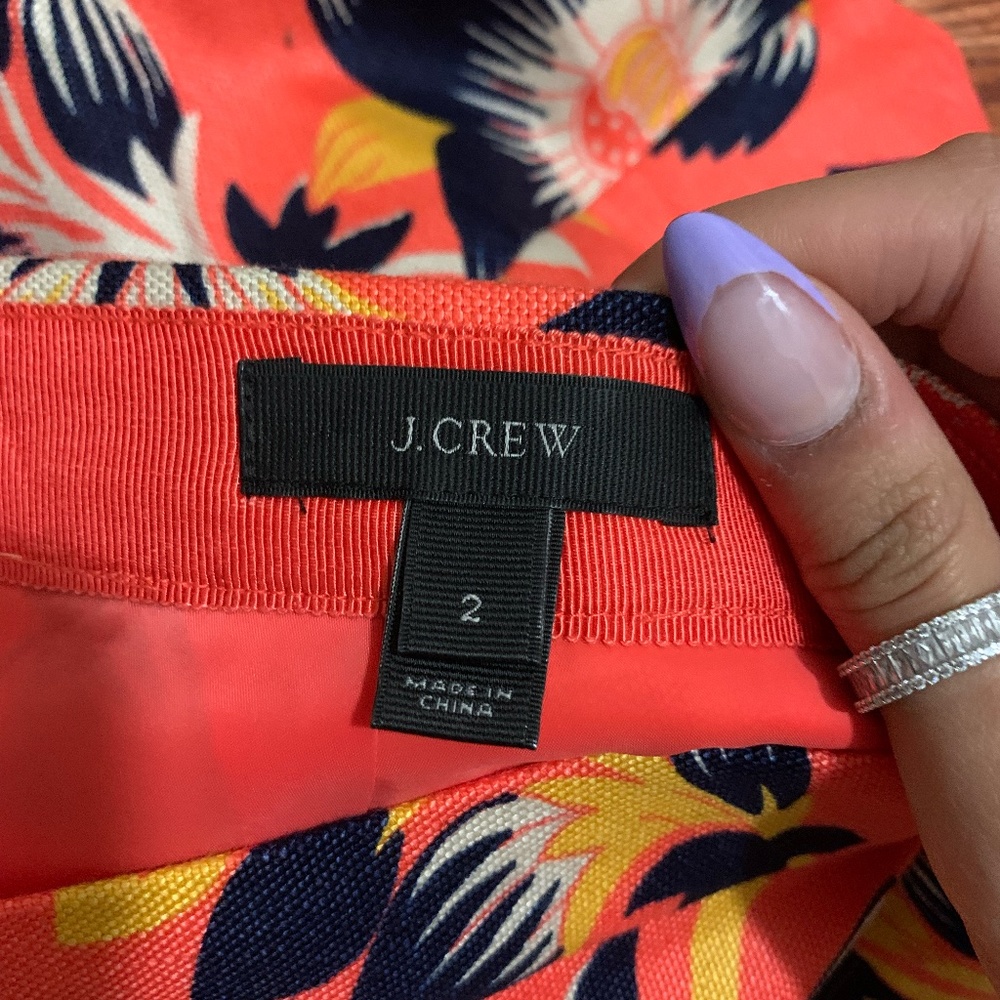J.Crew Floral Skirt - Picture 3 of 3